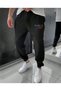 Elastic Cuffed Sweatpants Paris J Time Printed Women's / Men's Adult Street Style