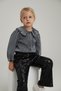 Girl's Black Sequined Trouser Suit - Special Occasion / Birthday Combination - Wide Leg - 3