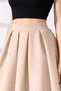 Women's Double Fabric Skirt Pleated/84Cm Length - 4