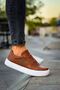 Orthopedic Lace-Up Lightweight Slipper with Stitched Soles Non-Slip Sole Uk Leather Leather - 7
