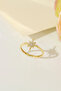 Polar Star Zircon Stone Gold Ring – Adjustable and Elegant Design Lrn050