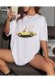 Colorful Oversized Unisex 911 Art and Automobile Printed Summer Tshirt