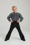 Girl's Black Sequined Trouser Suit - Special Occasion / Birthday Combination - Wide Leg - 2