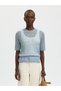Strick oberteil Mohair-Mix