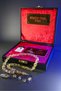Golden Rosary - with Gold Particles - Golden Rosary - Name Can Be Engraved on the Outside, with a Square Box - 4