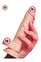 20 CM DİLDO HEDİYELİ STRAPON KEMER - 5
