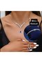 Blue Drop Stone Hürrem Sultan Jewelry Set & Engagement Henna Wedding Special Occasion Jewelry