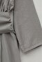 High Collar Pleated Detailed Pocketed Belted Strawberry Jumpsuit - Earthy - 8