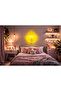 مصباح حائط LED على شكل دعسوقة 25x21x5