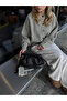 The Moiss Black Knitted Pattern Clutch Bag - 6