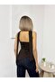 Women's adjustable back blouse - brown - 3