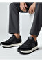 Genuine Leather Ve Tekstil Men's Casual Black Stylish Sports Shoes - 7
