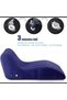 Folding Portable Inflatable Recliner Sofa – S-Type Lazy Flocking Lounge Chair, Indoor & Outdoor. - 2