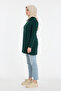 Half-Zip Green Tunic — Long Sleeve Relaxed Fit Casual Tunic - 5