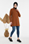 Half-Zip Cinnamon Tunic — Long Sleeve Relaxed Fit Casual Tunic - 2