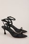 Women's Stiletto Heel U Elegant t Buckled Stiletto Shoes Art.607 Black - 3