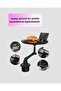 Adjustable In-Car Cup Holder Tray 9 Inch Wide Space and with Phone Stand - 4