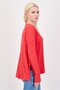 Offline By Women Crew Neck Knitted Sweater, Scarlet - 2