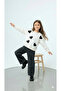 Girl's Outfit Set Top and Bottom Set Transitional Holiday Wear Cotton Fabric Full Stretch Fabric Heart Jeans Patterned - 2