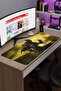 Dark Souls Non-Slip Stitched Rubber Gaming Mousepad V3 - 90X40 XXL Gaming Mouse Pad Mouse Mat - 3