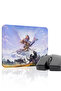 لوحة ماوس الألعاب Horizon Zero مانع للانزلاق المصنوعة من المطاط المخيط V1 - 22X18 Gaming Mouse Pad