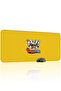 لوحة ماوس الألعاب المطاطية Cuphead مانع للانزلاق Dikişli V2 - 90x40 XXL Gaming Mouse Pad