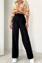 Women's High Waist Pleated Palazzo Pants - 4