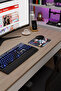 لوحة ماوس الألعاب المطاطية المخيطة من نوع Kill la Kill مانع للانزلاق V4 - 22X18 Gaming Mouse Pad - 2