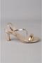 Seç y200 strappy heel shoe (heel: 7.5cm) gold - 7