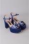 Seç 850 Platform Heelled Evening Dress Shoes (Heel:10,5Cm, Platform:4Cm) Lacquer Satin - 3