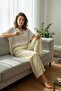 Women's Cotton Piece Pajama Set with Single Bottom Pajama Pants - 3