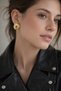 Vintage Style Atelier Knot Earrings for Women Gold Color - 3