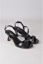 Seç Y200 Strappy Heel Shoes (Heel: 7.5cm) Black - 4