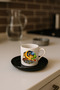 Specially Designed Black Base Turkish Coffee Cup for Ramadan Feast