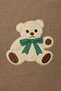 2060 women's 100% Cotton teddy bear embroidered crew neck t-shirt - mink - 3