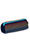 Kids Multicolor Line Patterned Three-Compartment Pencil Bag 31031 - 3