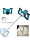 1400W electric mixer with 6 speeds and 220V motor for cement, paint, mortar and more materials uses.