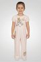 Toddlers Girl Short Sleeve Mickey And Friends Bodysuits, Light Pink