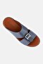 Men Slip On Arabic Sandals, Grey - 4