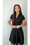 Polo Neck A-Line Dress - 3