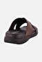 Men Slip On Arabic Sandals, Brown - 2
