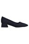 C8 Satin Black Women's 3cm Heeled Shoes - 2