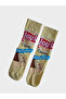 حزمة جوارب EGS Socks Cips مكونة من منقوش جوارب صفراء للجنسين - مقاس واحد - 3