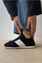 Women's Sports Shoes Black Suede