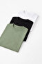 Men's Short Sleeve Cotton Pack Comfortable 3-Piece T-Shirt