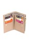 Women's Glittery Zipper Compartment Bag with Wallet and Card Holder Compartments - 3