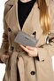 Women's Glittery Zipper Compartment Bag with Wallet and Card Holder Compartments - 5