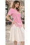 New Trend Lace with Satin Detail - Stylish and Comfortable T-Shirt \ Tee Shirt - 5