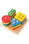 Wooden Montessori Toys for 1–3 Years – Shape Sorter & Stacking Set for Toddlers