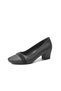 23.8667 Black Buckled Short Block Heel Pack Women's Evening Dress Shoes - 2